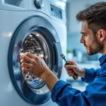 Lavadora no desbloquea la puerta: causas electrónicas