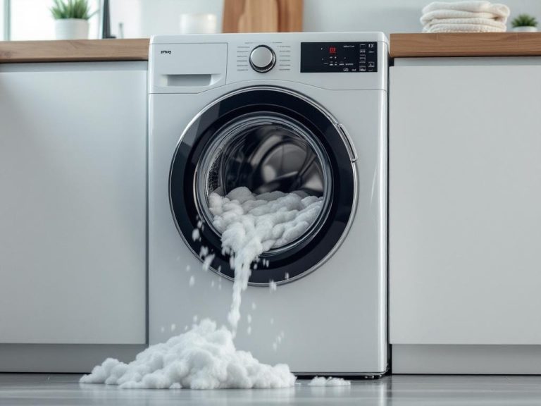 Evita que tu lavadora Smeg expulse espuma en exceso