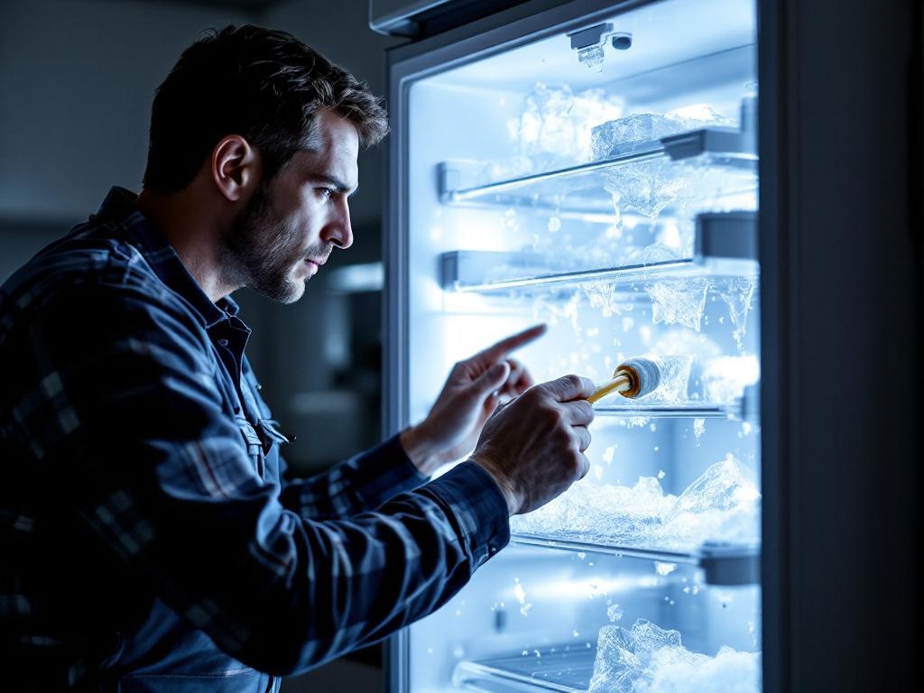 Solución para hielo en el interior del frigorífico